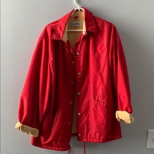 LL BEAN Lined Coat